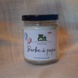 bougie senteur barbe à papa